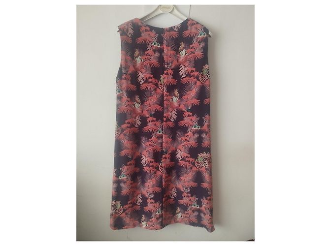 Vestido corto Missoni estampado tropical Rosa Verde Morado oscuro - vista 7