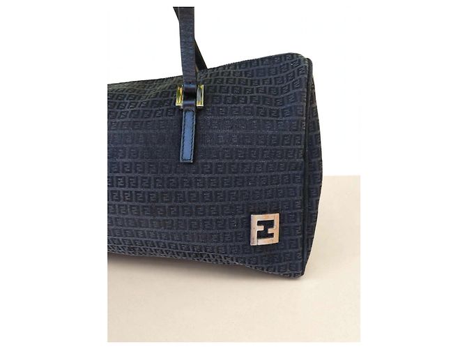Fendi Zucca Shopper Bag Schwarz Canvas - Ansicht 10