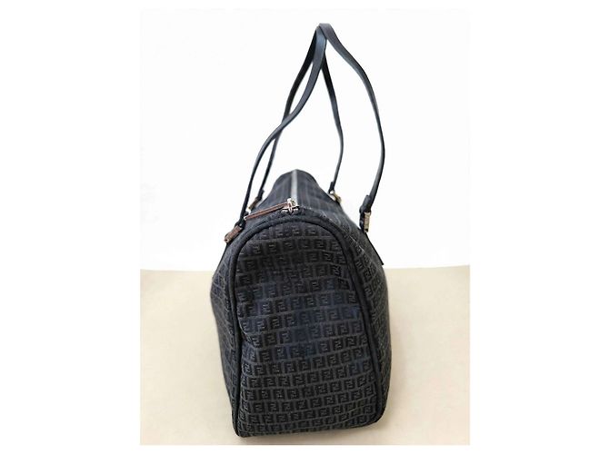Fendi Zucca Shopper Bag Schwarz Canvas - Ansicht 4