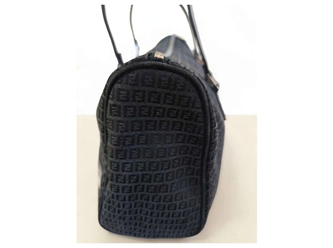 Fendi Zucca Shopper Bag Schwarz Canvas - Ansicht 5
