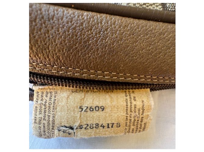 Borsa a tracolla Gucci Ophidia GG Supreme Marrone Monogramma - vista 8