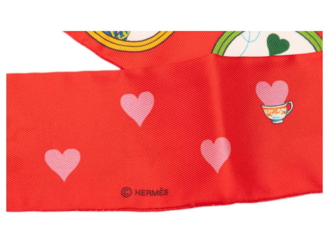 Hermès Twilly Tea Time Hermes Rosso Multicolore - vista 4