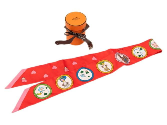 Hermès Twilly Tea Time Hermes Rosso Multicolore - vista 6