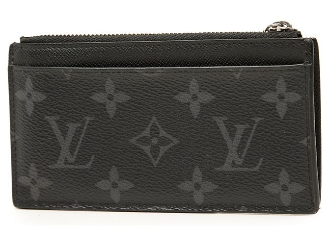 Portacarte Louis Vuitton Monogram Eclipse Nero - vista 2