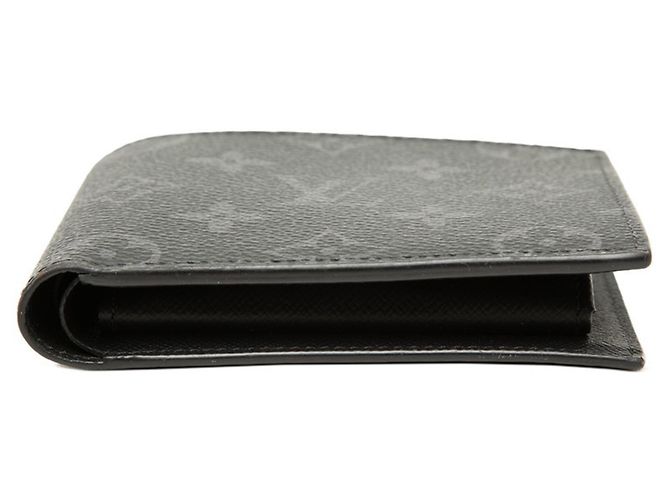 Louis Vuitton Monogram Eclipse Bi-fold Wallet Black - view 3
