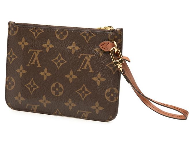 Borsa a mano e pochette Louis Vuitton marrone - vista 2