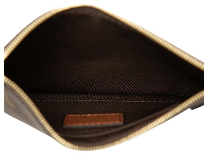 Borsa a mano e pochette Louis Vuitton marrone - vista 4