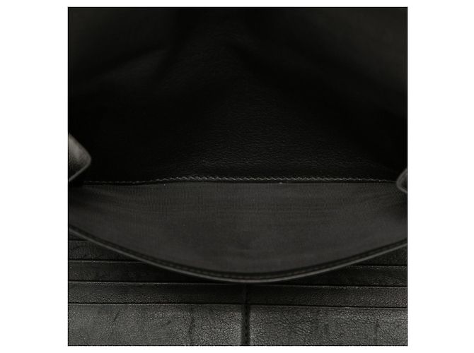 Cartera larga Gucci Guccissima tri-fold Negro - vista 5