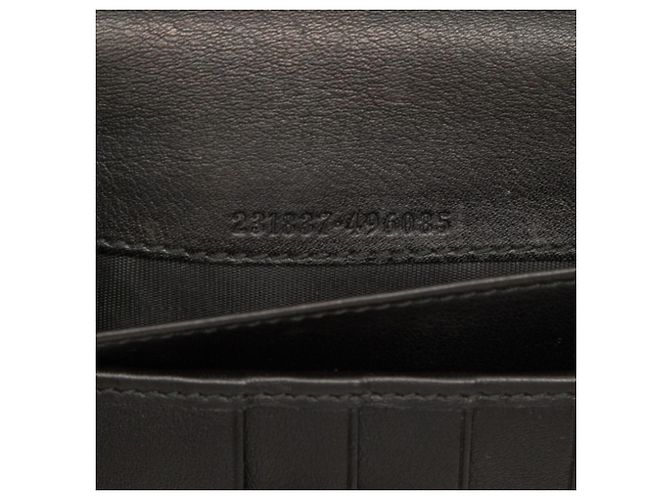Cartera larga Gucci con estampado Horsebit Negro - vista 9