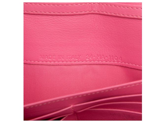 Cartera larga Lady Dior Cannage de Christian Dior Rosa - vista 7