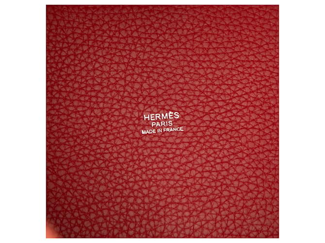 Hermès Borsa Hermes Picotin Lock PM Rosso - vista 5