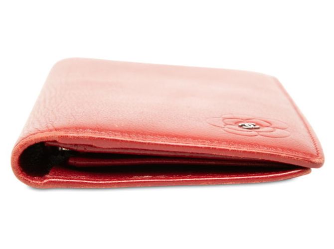 Cartera larga bi-fold Chanel Coco Mark Camellia Roja - vista 3