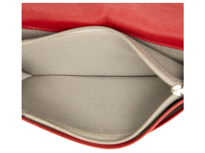 Cartera larga bi-fold Chanel Coco Mark Camellia Roja - vista 5