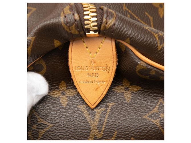 Borsa Boston Louis Vuitton Monogram Keepall 50 Marrone - vista 4