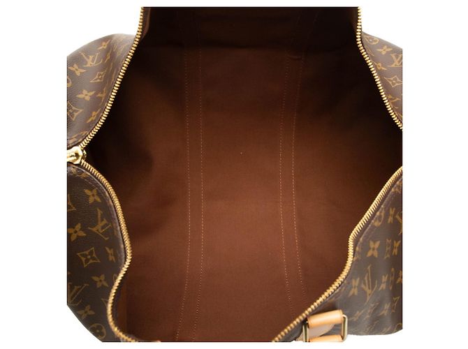 Borsa Boston Louis Vuitton Monogram Keepall 50 Marrone - vista 5