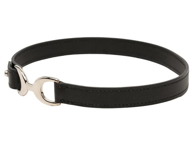 Hermès Bracciale a doppio giro con charm Hermes Pavin Nero - vista 2