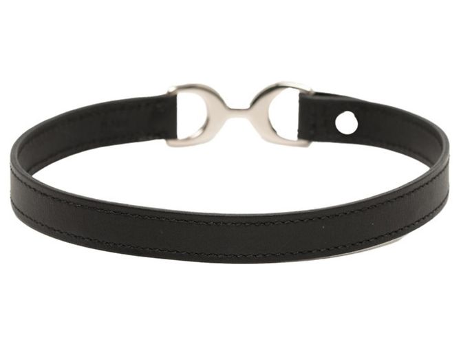Hermès Bracciale a doppio giro con charm Hermes Pavin Nero - vista 3