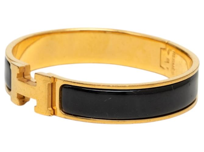 Hermès Bracciale Hermes Click H PM Nero D'oro - vista 2