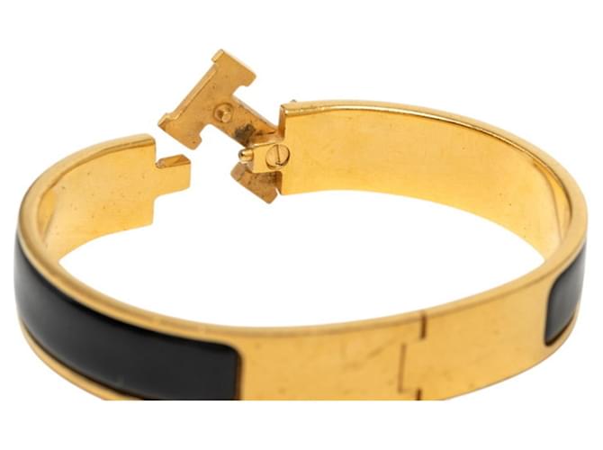 Hermès Bracciale Hermes Click H PM Nero D'oro - vista 4