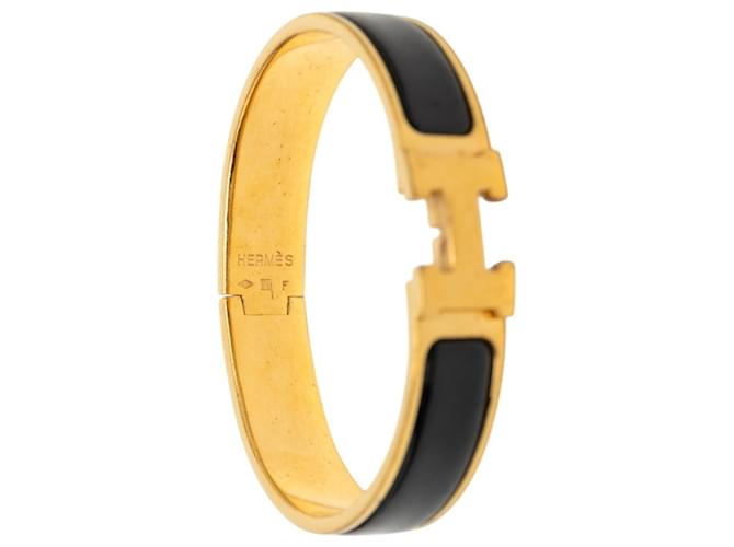 Hermès Bracciale Hermes Click H PM Nero D'oro - vista 5