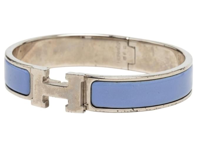 Hermès Bracciale Hermes Click H PM Argento Porpora - vista 2