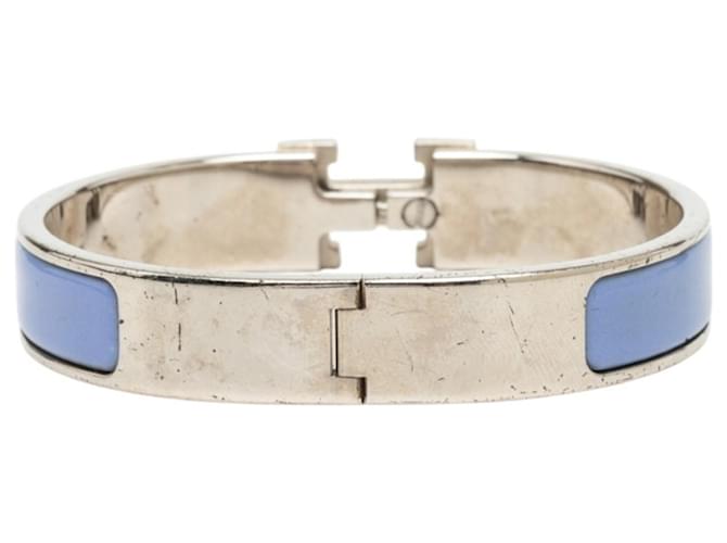 Hermès Bracciale Hermes Click H PM Argento Porpora - vista 3