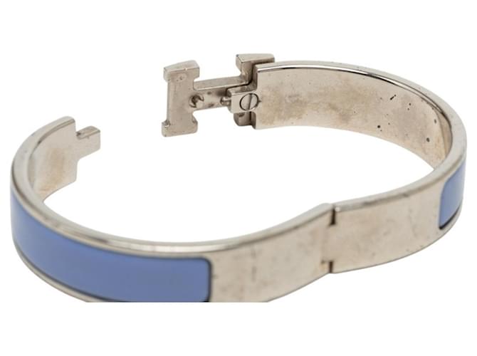 Hermès Bracciale Hermes Click H PM Argento Porpora - vista 4