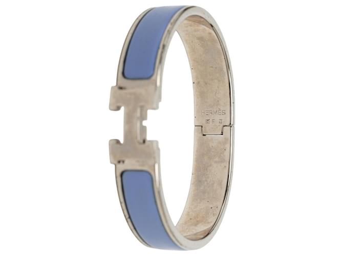 Hermès Bracciale Hermes Click H PM Argento Porpora - vista 5