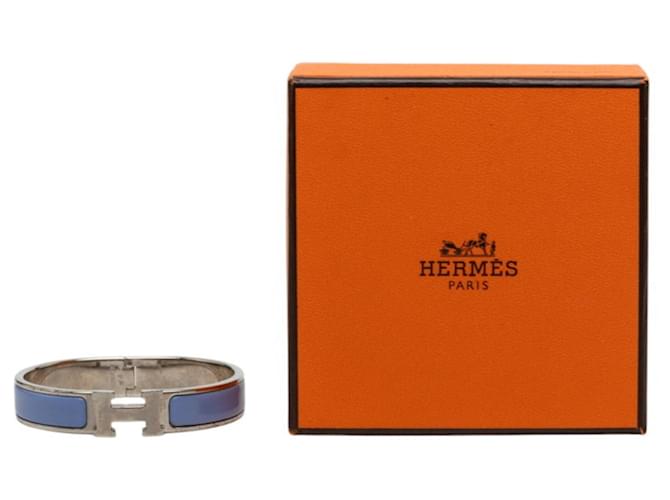 Hermès Bracciale Hermes Click H PM Argento Porpora - vista 6