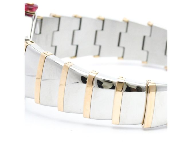Bulgari Relógio de pulso Bvlgari Lvcea em ouro rosa 18K e aço, quartzo - vista 3