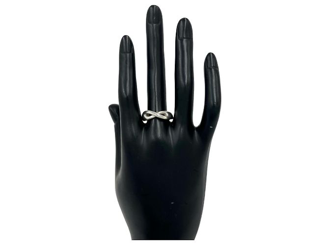 Tiffany & Co Tiffany Vintage Infinity Band Ring Silber - Ansicht 2