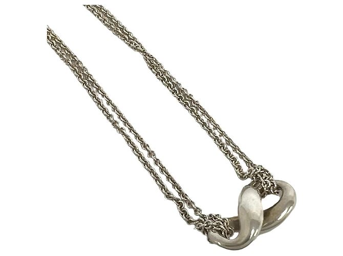 Tiffany & Co Collana Tiffany Vintage Infinity Argento - vista 4