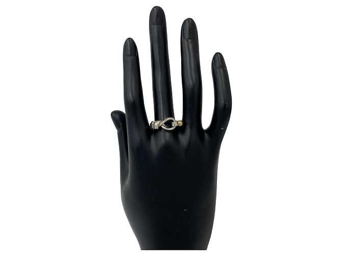 Tiffany & Co Tiffany Hook & Eye Love Knot Ring Silber Golden - Ansicht 2