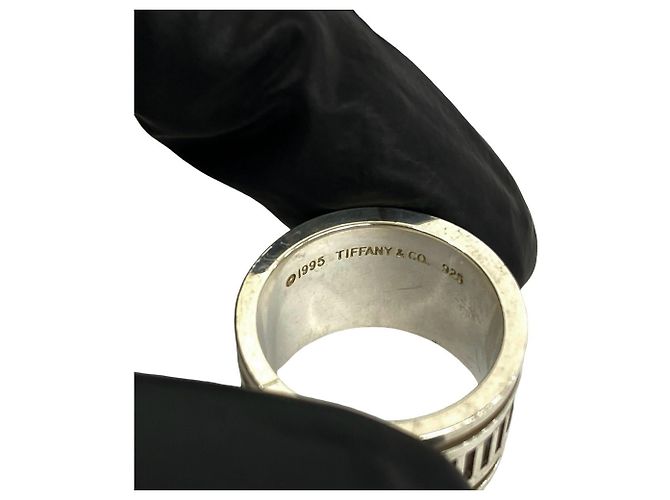 Tiffany & Co Anello Largo Tiffany Vintage Atlas Argento - vista 3