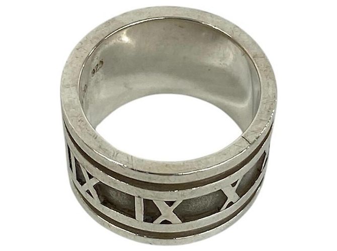 Tiffany & Co Anello Largo Tiffany Vintage Atlas Argento - vista 6