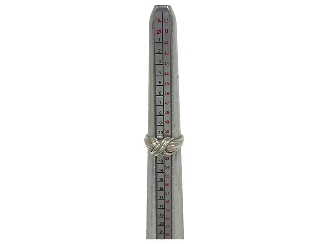 Tiffany & Co Anello Tiffany Vintage Signature Band Argento - vista 7