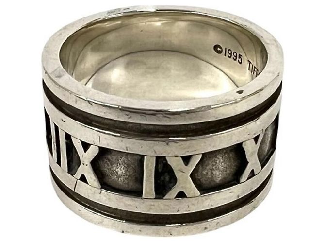 Tiffany & Co Tiffany Vintage Atlas breiter Ring Silber - Ansicht 6