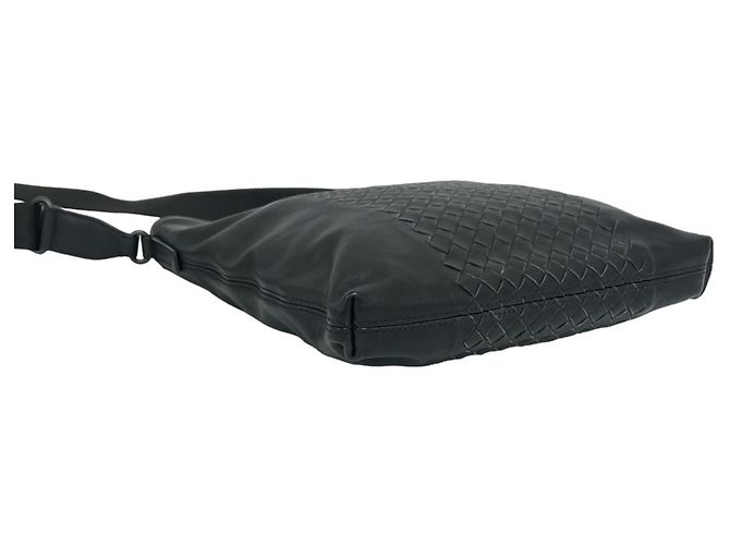 Bottega Veneta Crossbody-Tasche aus Intrecciato-Leder Schwarz - Ansicht 7