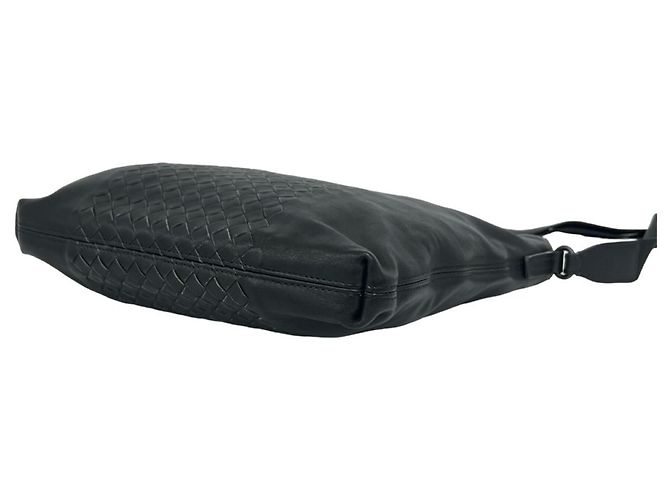 Bottega Veneta Crossbody-Tasche aus Intrecciato-Leder Schwarz - Ansicht 8
