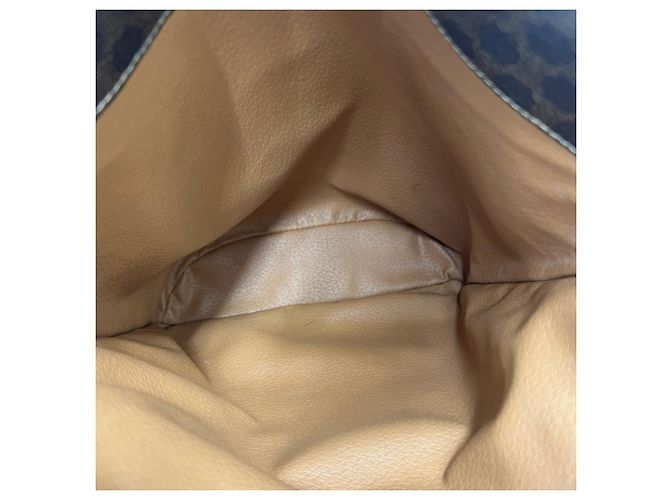 Céline CELINE Vintage Macadam Blazon Pattern Triomphe Logo Leder Tote Bag Braun - Ansicht 9