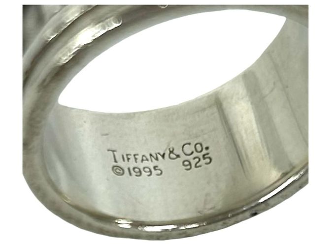 Tiffany & Co Anello Largo Tiffany Vintage Atlas Argento - vista 3