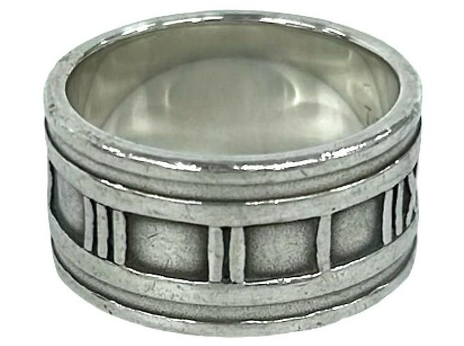 Tiffany & Co Anello Largo Tiffany Vintage Atlas Argento - vista 4