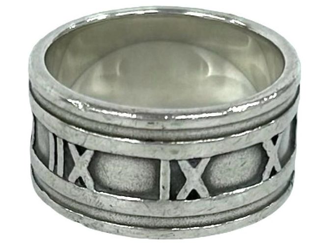 Tiffany & Co Anello Largo Tiffany Vintage Atlas Argento - vista 6