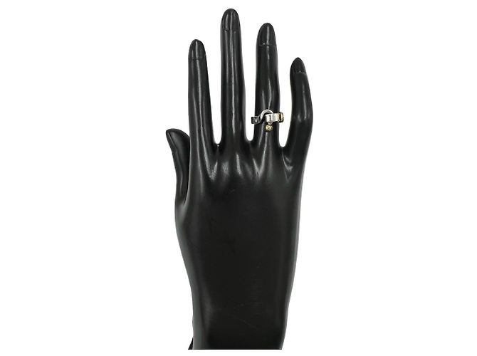 Tiffany & Co. Vintage Hook and Eye Ring Silber Golden - Ansicht 2