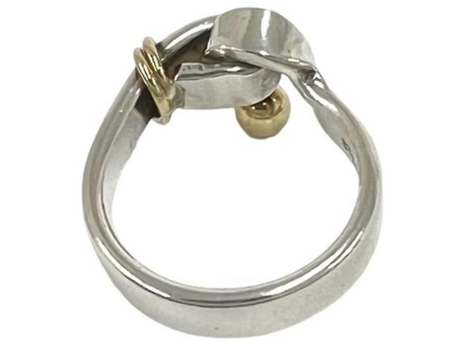 Tiffany & Co. Vintage Hook and Eye Ring Silber Golden - Ansicht 6