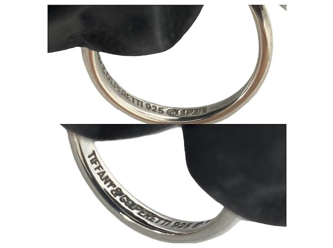 Tiffany & Co Tiffany Vintage Teardrop Band Ring Silber - Ansicht 3