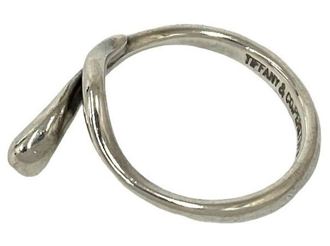 Tiffany & Co Tiffany Vintage Teardrop Band Ring Silber - Ansicht 4