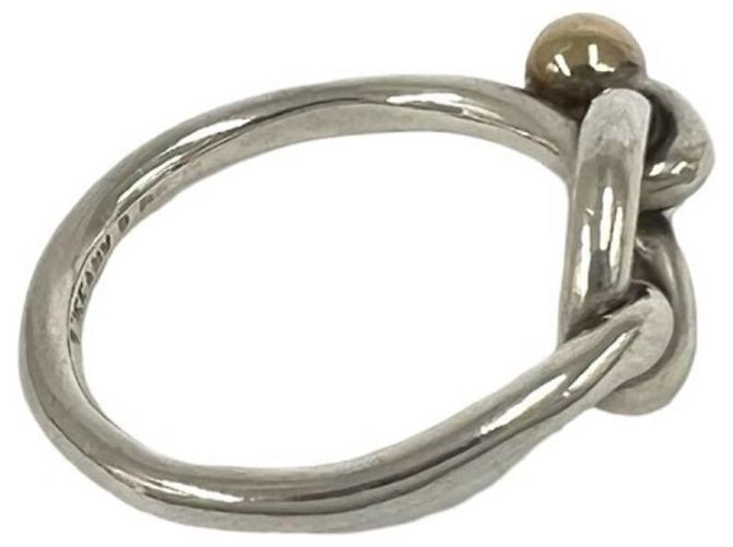 Anel Tiffany & Co. Vintage Love Knot Prata Dourado - vista 5