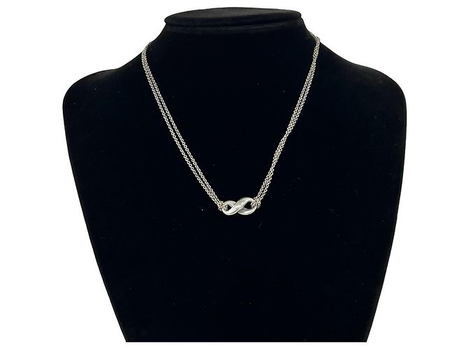 Collana Tiffany & Co. Vintage Infinity Argento - vista 2