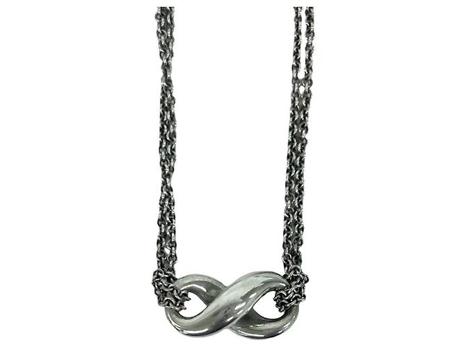 Collana Tiffany & Co. Vintage Infinity Argento - vista 4